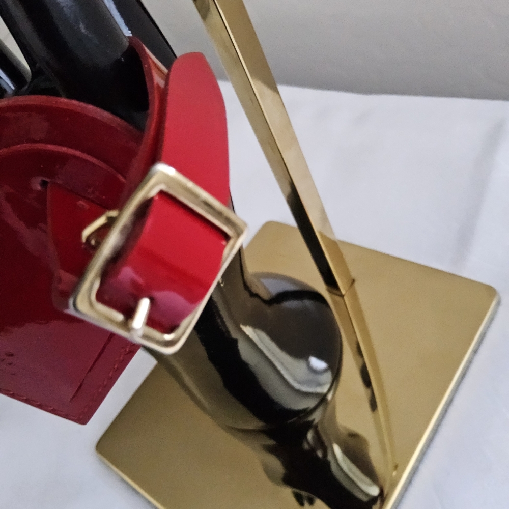 🔥🔥 RARE LOUIS VUITTON PATENT LUGGAGE TAG🔥🔥EUC - Picture 4 of 8